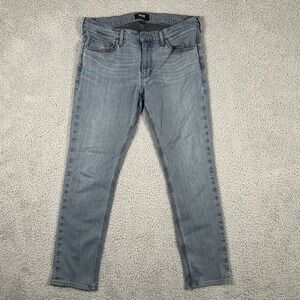 Paige Croft Jeans Mens 33 Gray Slim Fit Stretch Denim Lightweight Modern Style